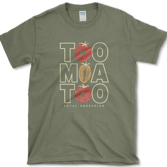 Tomato Total Obsession T-Shirt S / Military Green Essential Tees