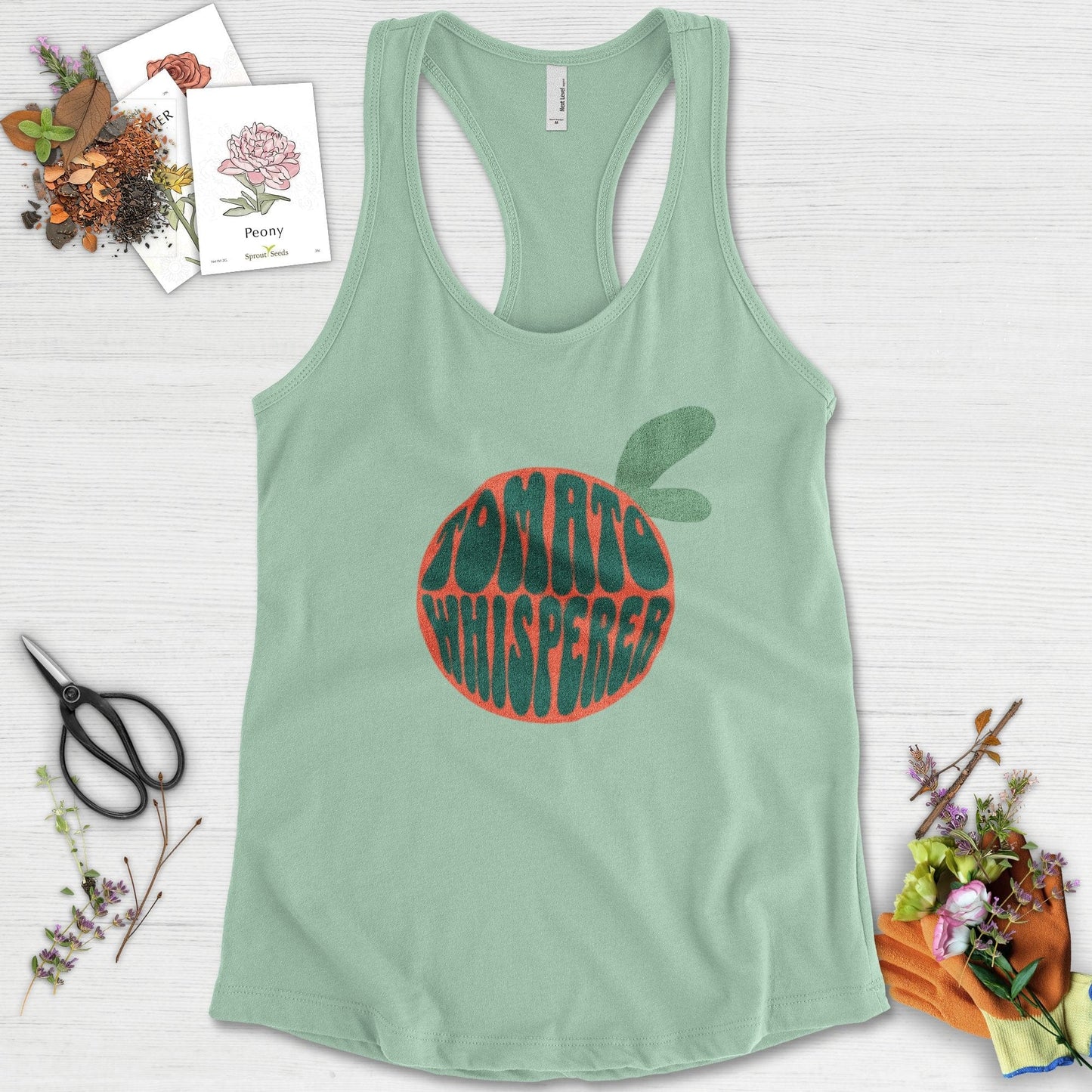 Tomato Whisperer Racerback Racerback / XS / Mint Physical Item