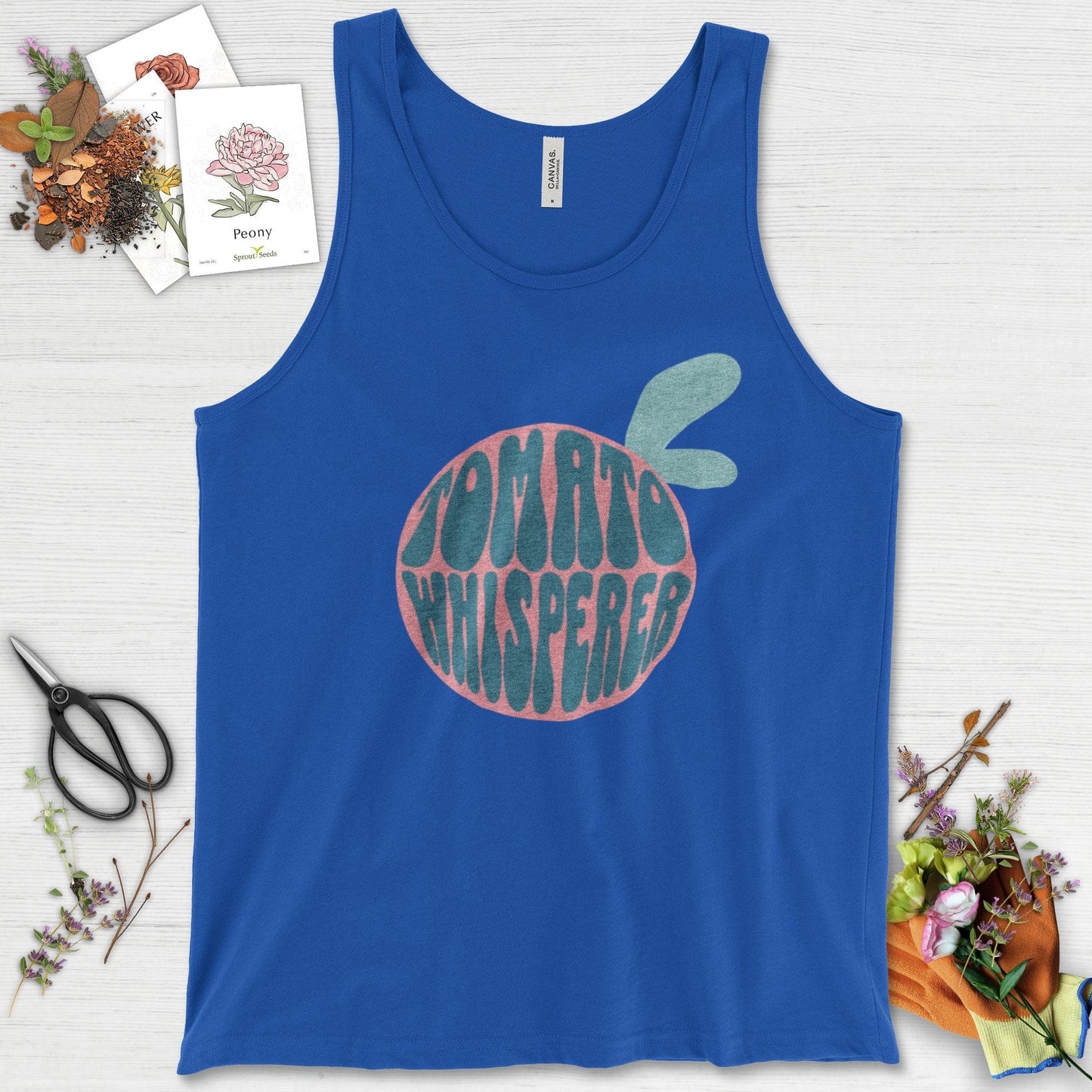Tomato Whisperer Tank Top True Royal / XS Physical Item