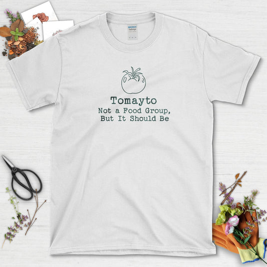Tomayto Not A Food Group T-Shirt White / S T-Shirt