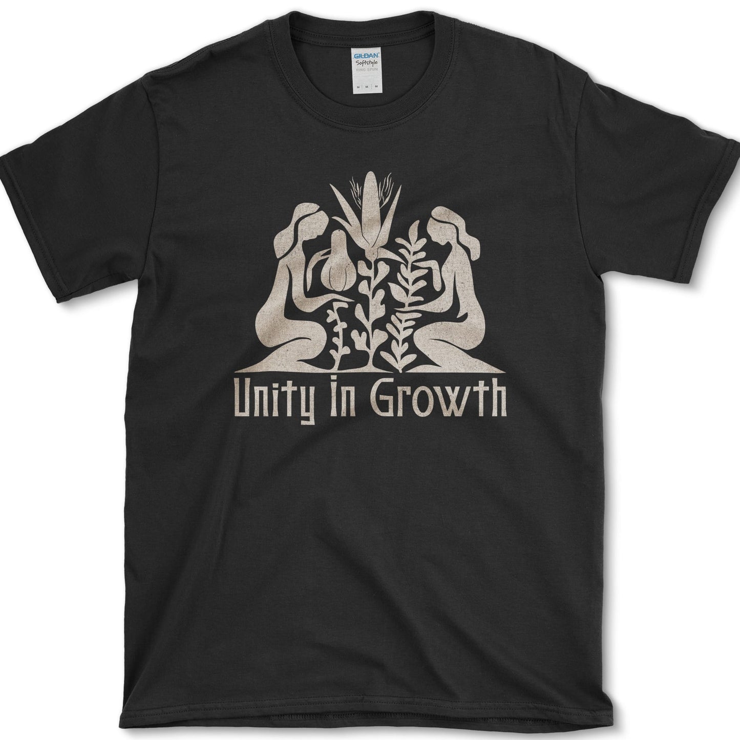 Unity In Growth T-Shirt Black / S Essential Tees