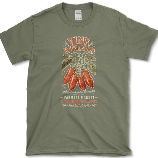 Vine Ripened T-Shirt S / Military Green Essential Tees