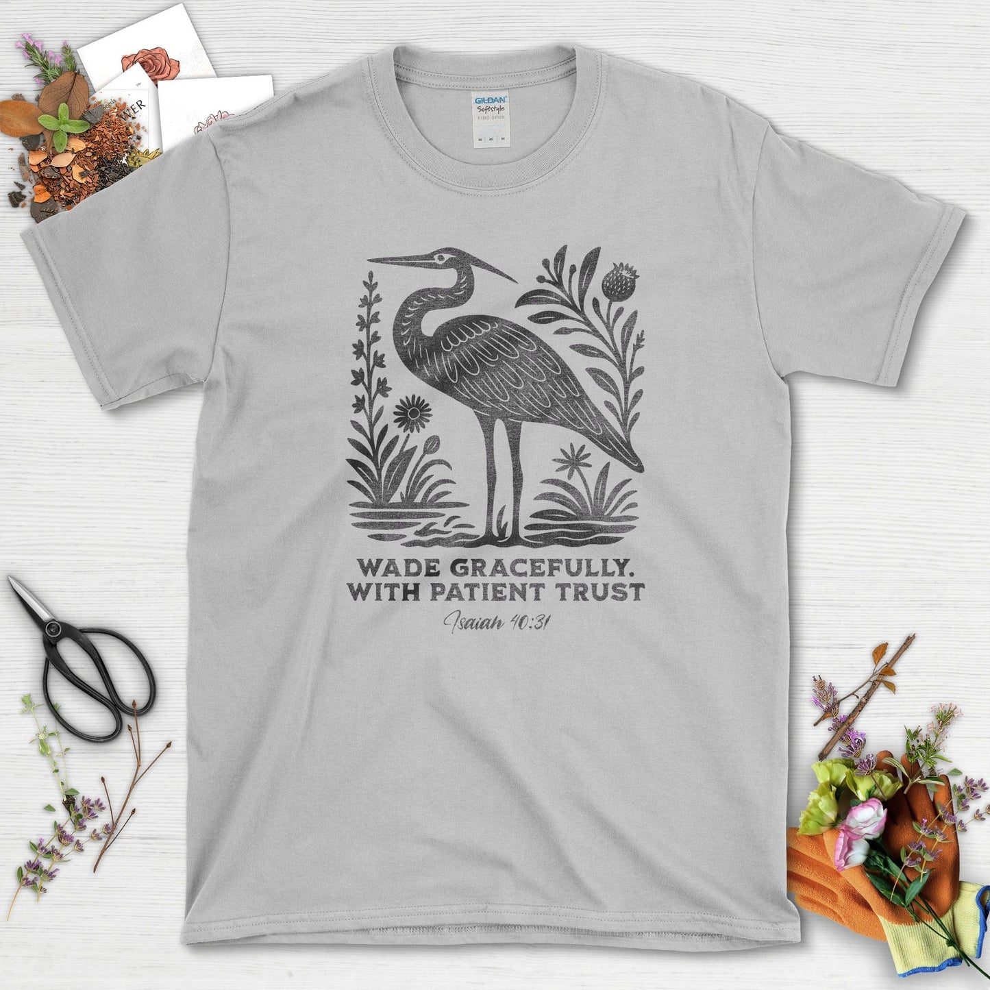 Wade Gracefully T-Shirt Essential Tees / S / Sport Grey Physical Item