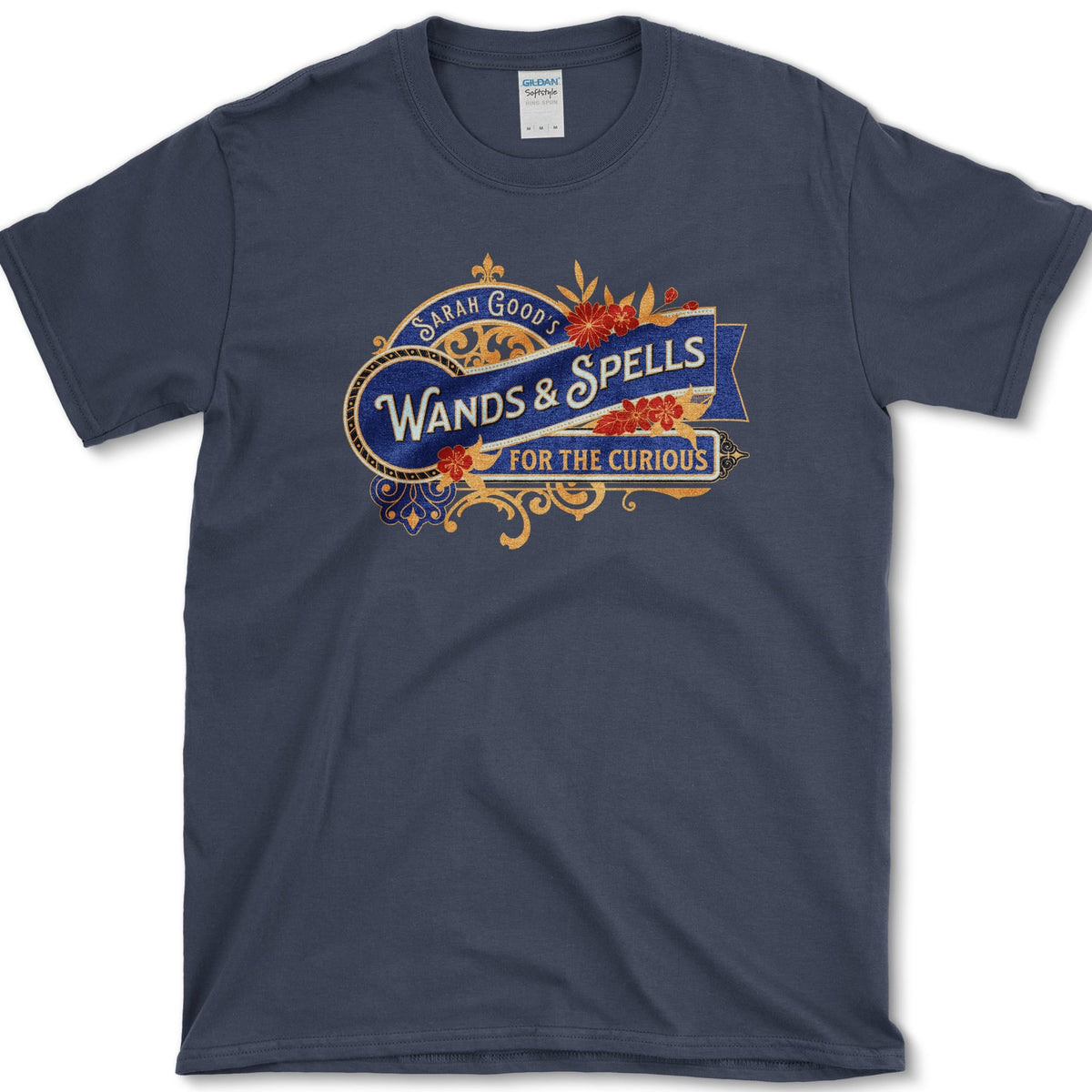 Wands And Spells T-Shirt Navy / S Essential Tees