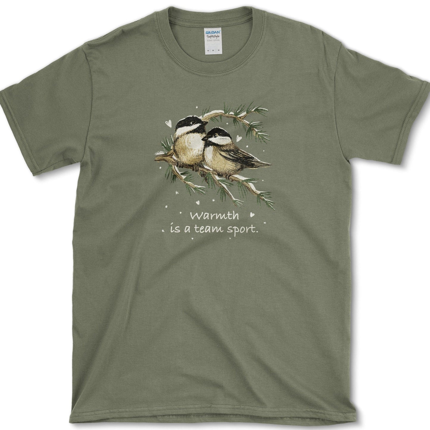Warmth Team Sport T-Shirt Essential Tees / S / Military Green Physical Item