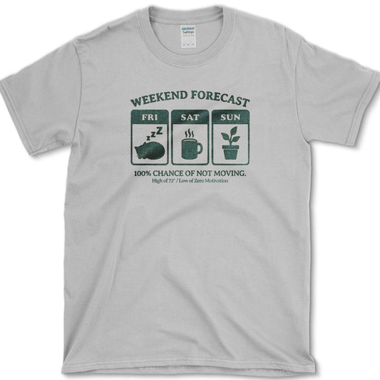 Weekend Forecast T-Shirt Sport Grey / S Physical Item