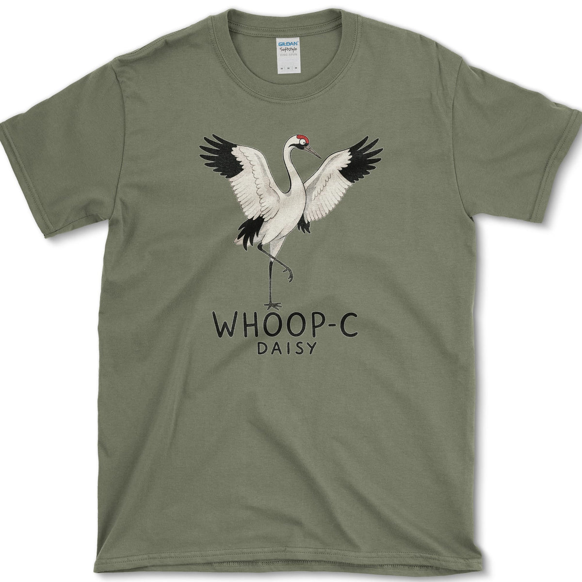 Whoop-C Daisy T-Shirt Military Green / S Essential Tees