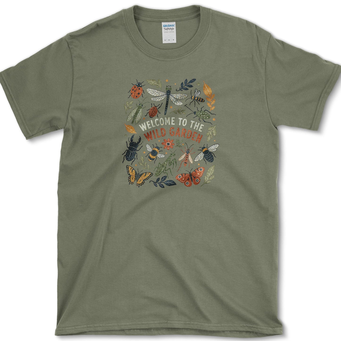 Wild Garden T-Shirt S / Military Green Essential Tees
