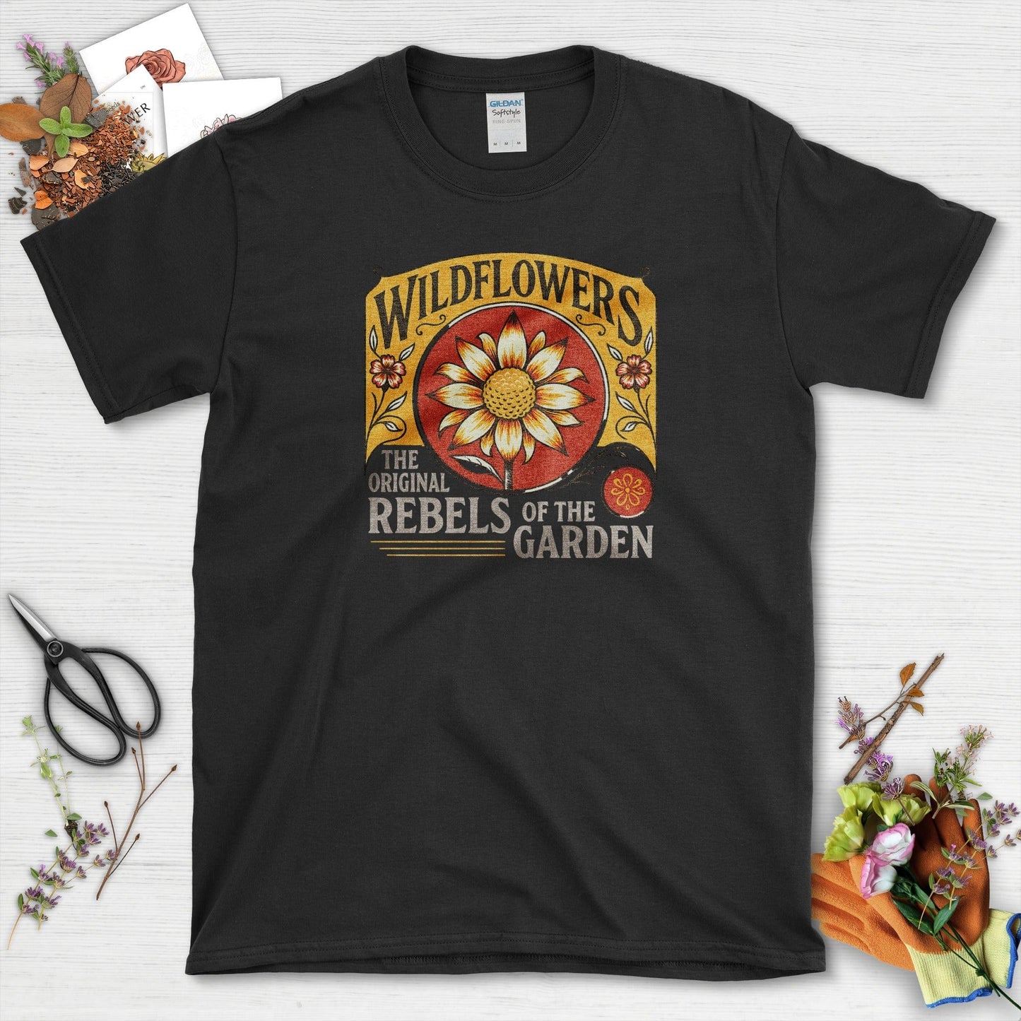 Wildflowers Rebels Garden T-Shirt Black / S T-Shirt