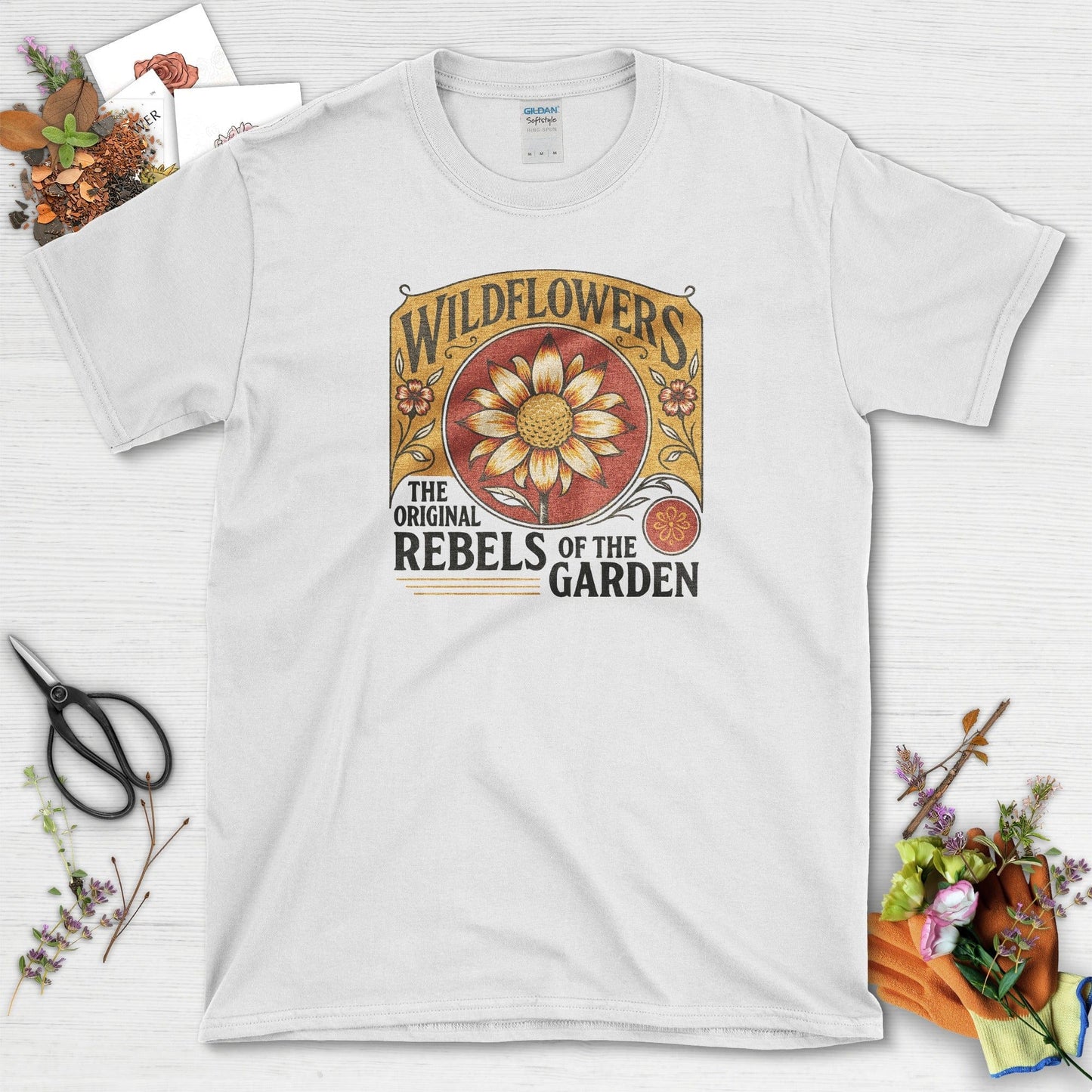 Wildflowers Rebels Garden T-Shirt White / S T-Shirt