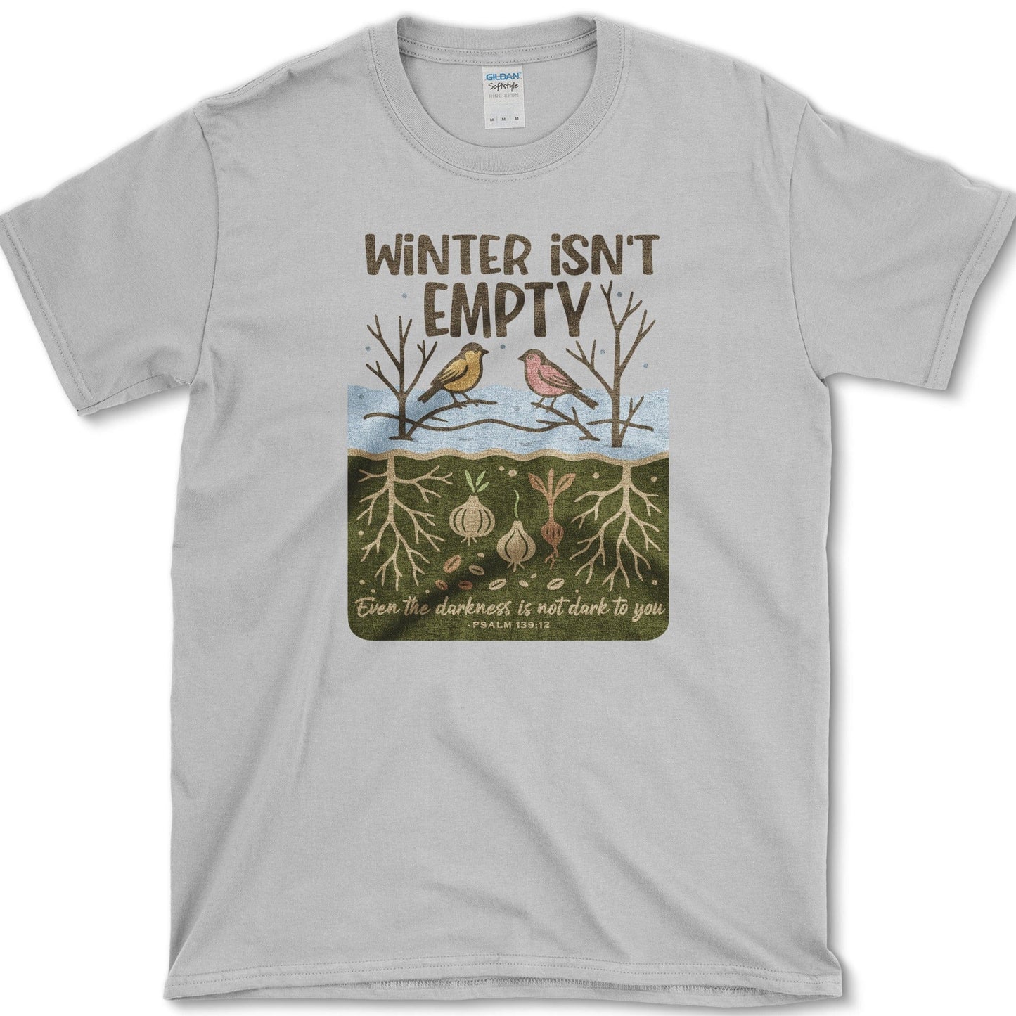 Winter Isn't Empty T-Shirt Sport Grey / S Physical Item