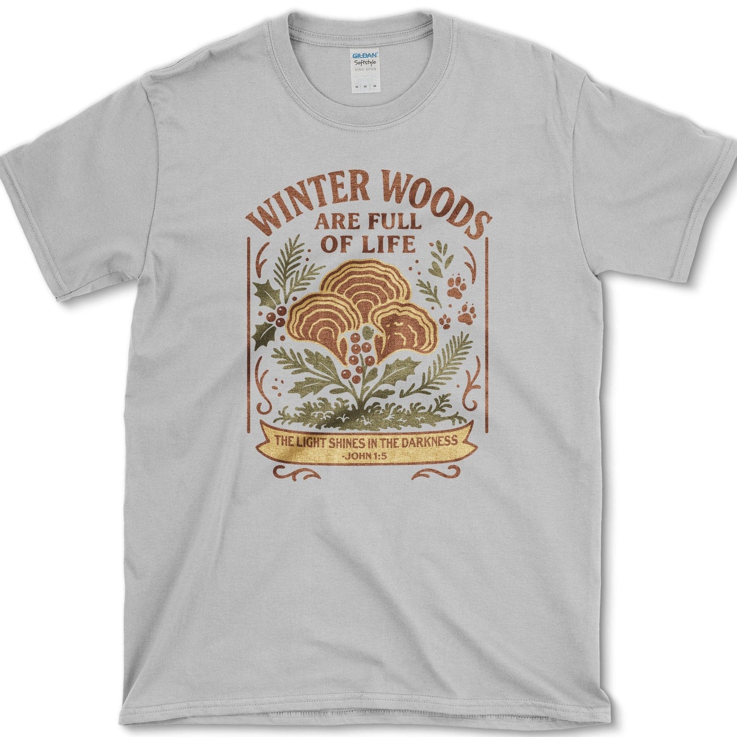 Winter Woods T-Shirt Sport Grey / S Physical Item
