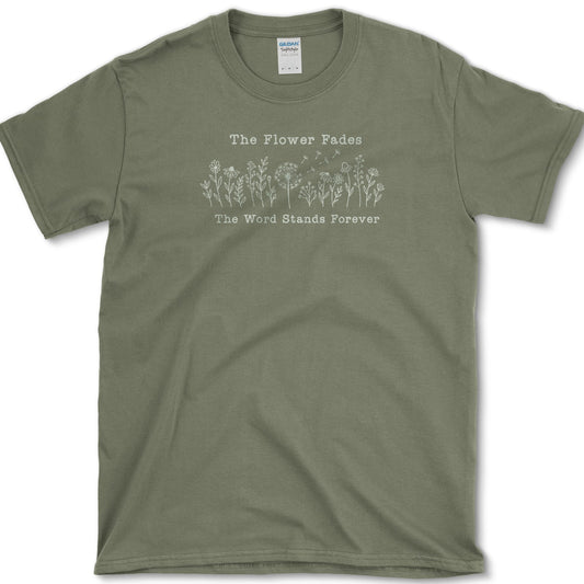 Word Stands Forever T-Shirt S / Military Green Essential Tees