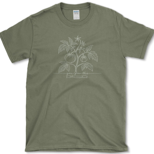 You Grew This T-Shirt S / Military Green Essential Tees