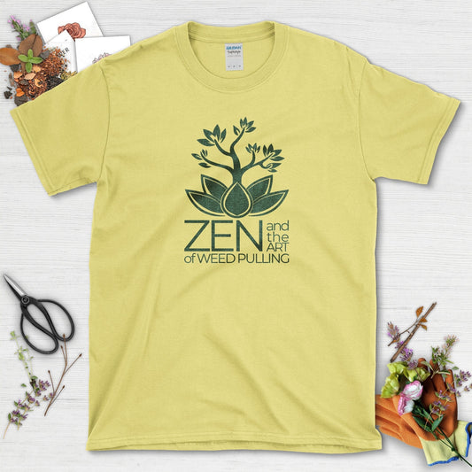 Zen the Art of Weeding T-Shirt Cornsilk / S T-Shirt