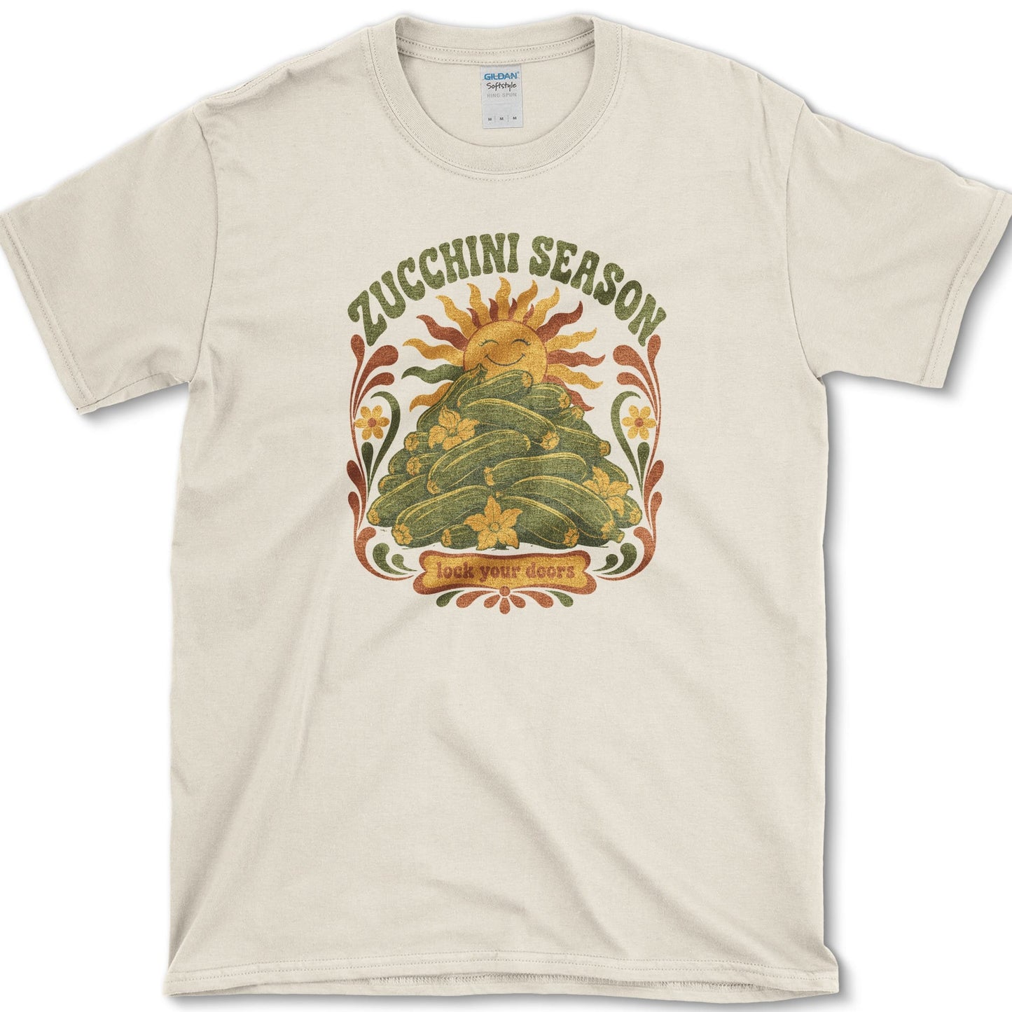 Zucchini Season T-Shirt S / Natural Essential Tees
