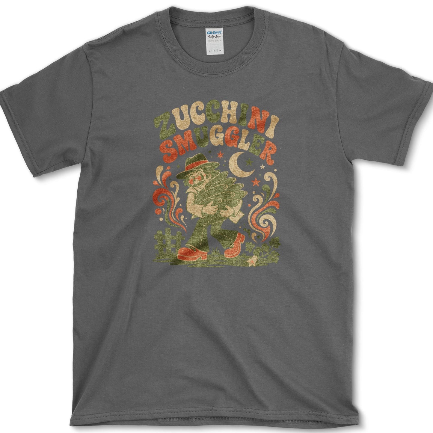 Zucchini Smuggler T-Shirt S / Dark Heather Essential Tees