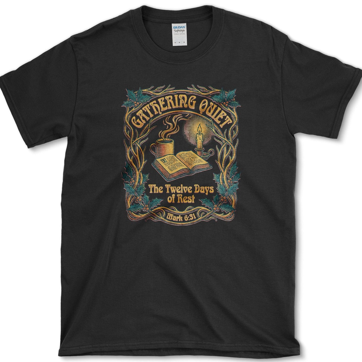 12 Days of Rest T-Shirt Black / S Physical Item