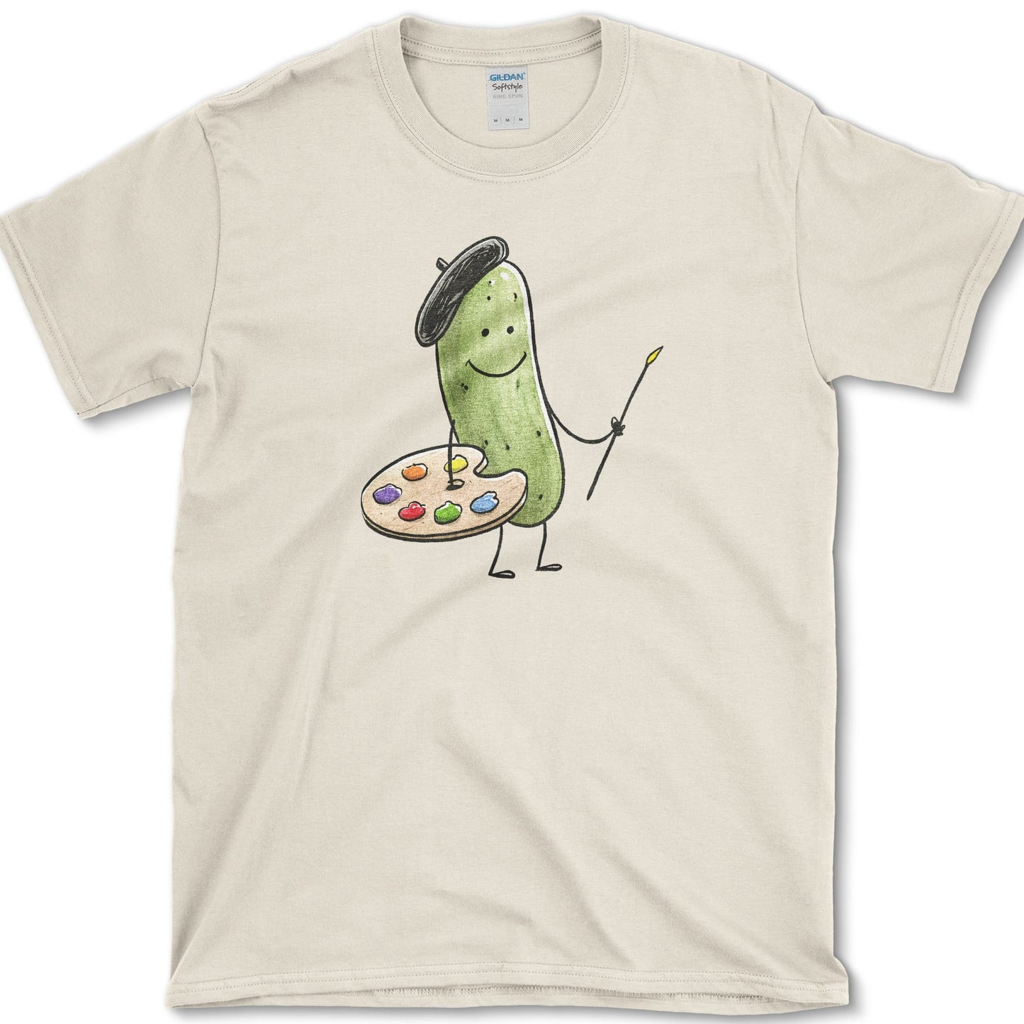 Pickle Artist design featuring pickle artwork on a t-shirt