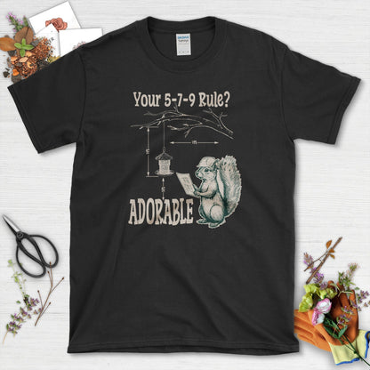 5-7-9 Rule Adorable T-Shirt Black / S T-Shirt