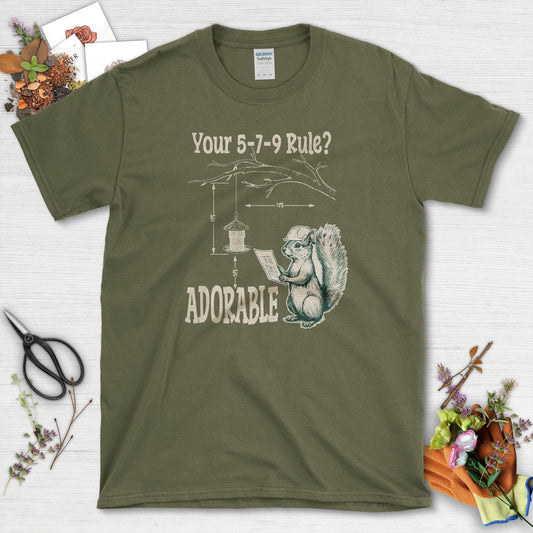5-7-9 Rule Adorable T-Shirt Military Green / S T-Shirt