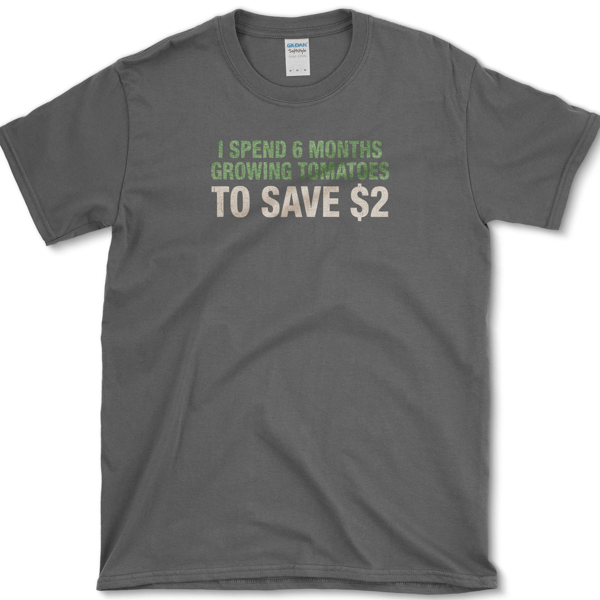 6 Months To Save $2 T-Shirt S / Dark Heather Essential Tees