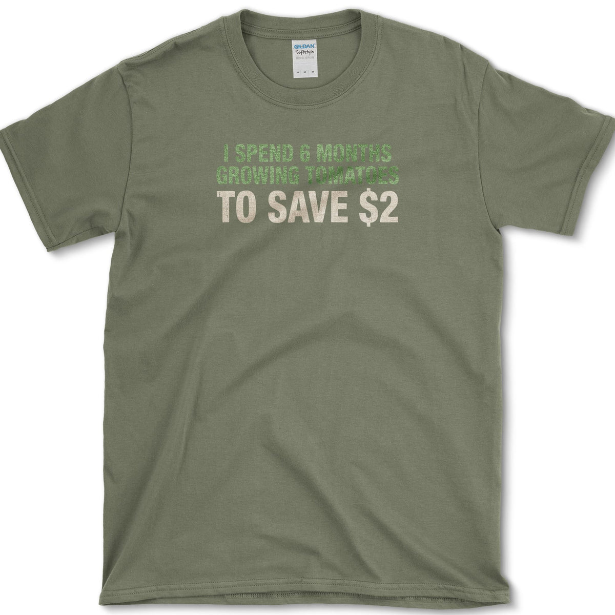 6 Months To Save $2 T-Shirt S / Military Green Essential Tees