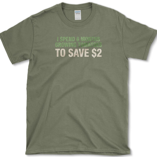 6 Months To Save $2 T-Shirt S / Military Green Essential Tees