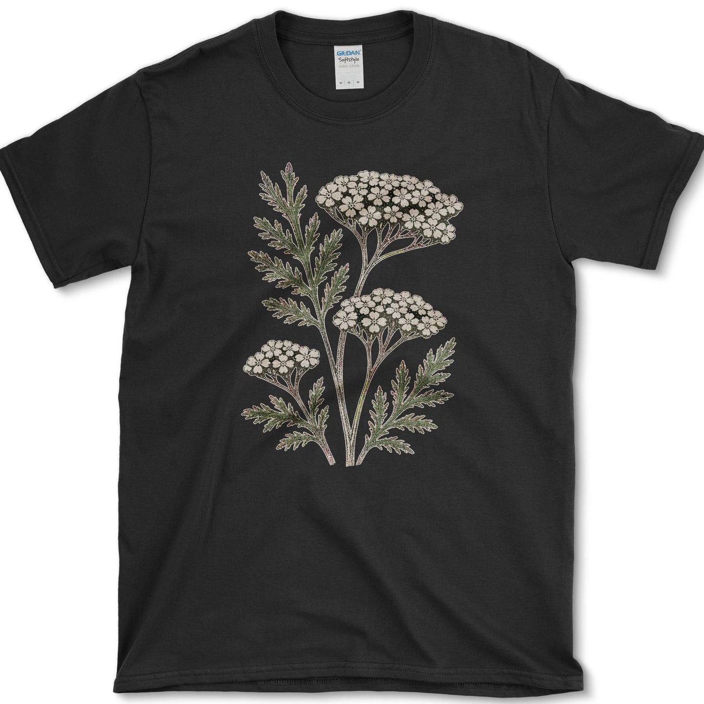 Yarrow design featuring yarrow artwork on a t-shirt