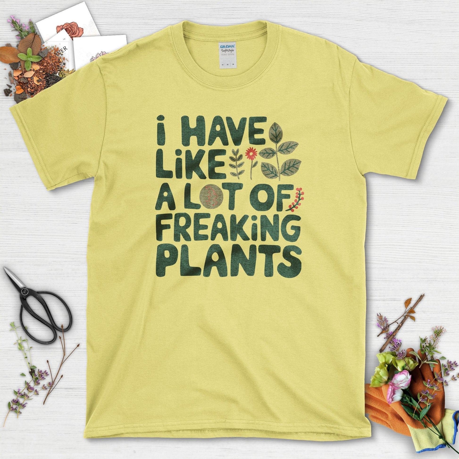 A Lot of Freaking Plants T-Shirt Cornsilk / S T-Shirt