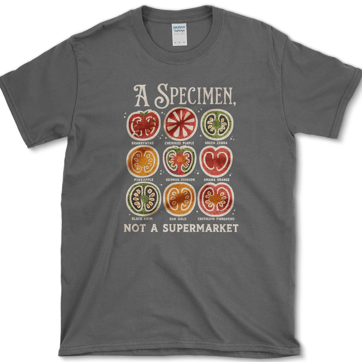 A Specimen Not a Supermarket T-Shirt S / Dark Heather Essential Tees
