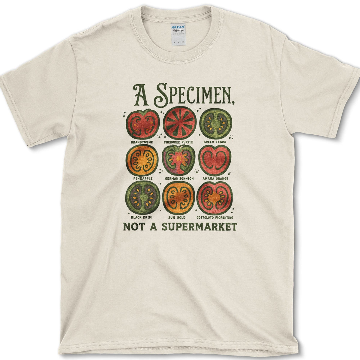 A Specimen Not a Supermarket T-Shirt S / Natural Essential Tees