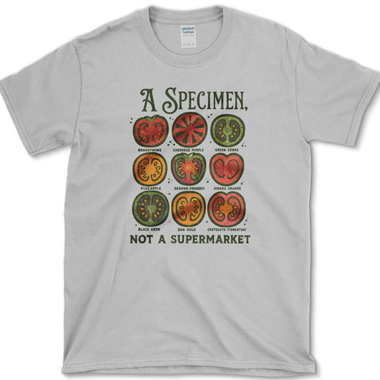 A Specimen Not a Supermarket T-Shirt S / Sport Grey Essential Tees