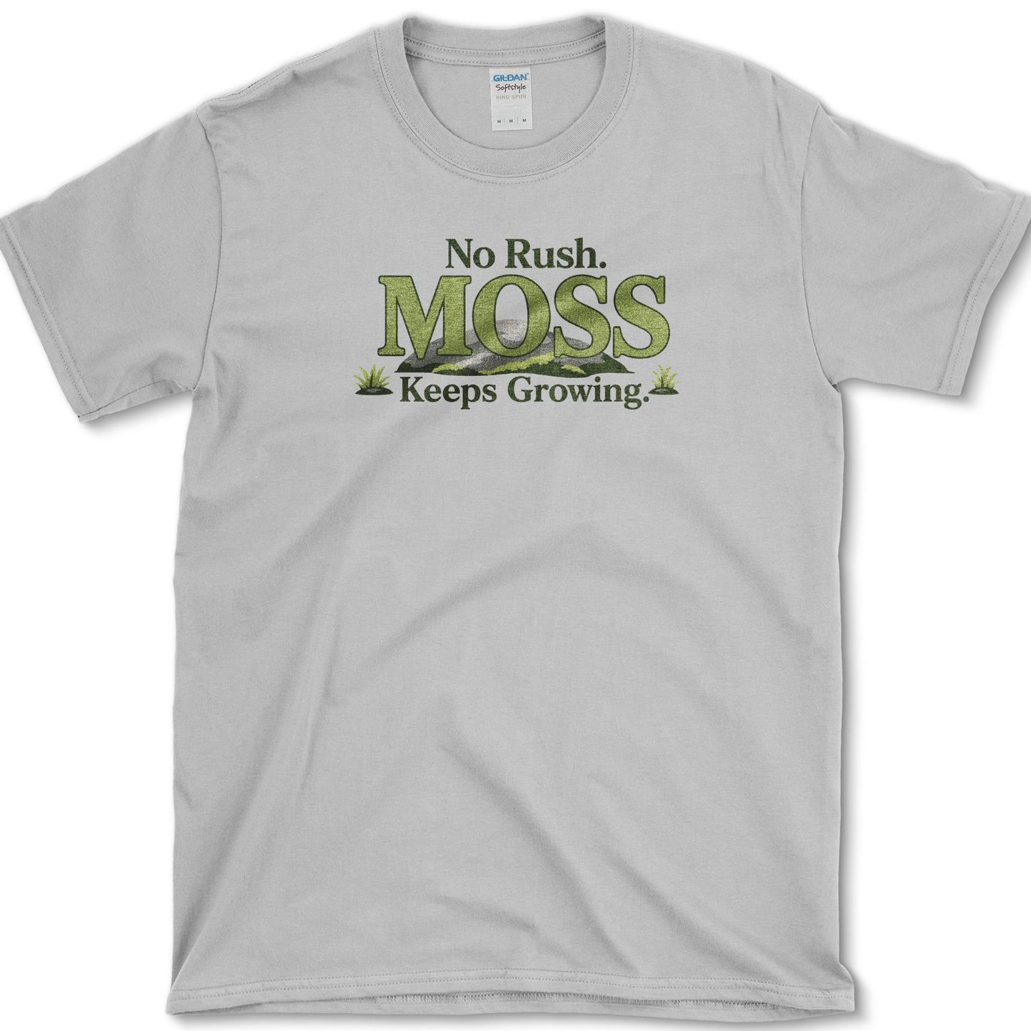 Moss Keeps Growing T-Shirt S / Sport Grey Essential Tees
