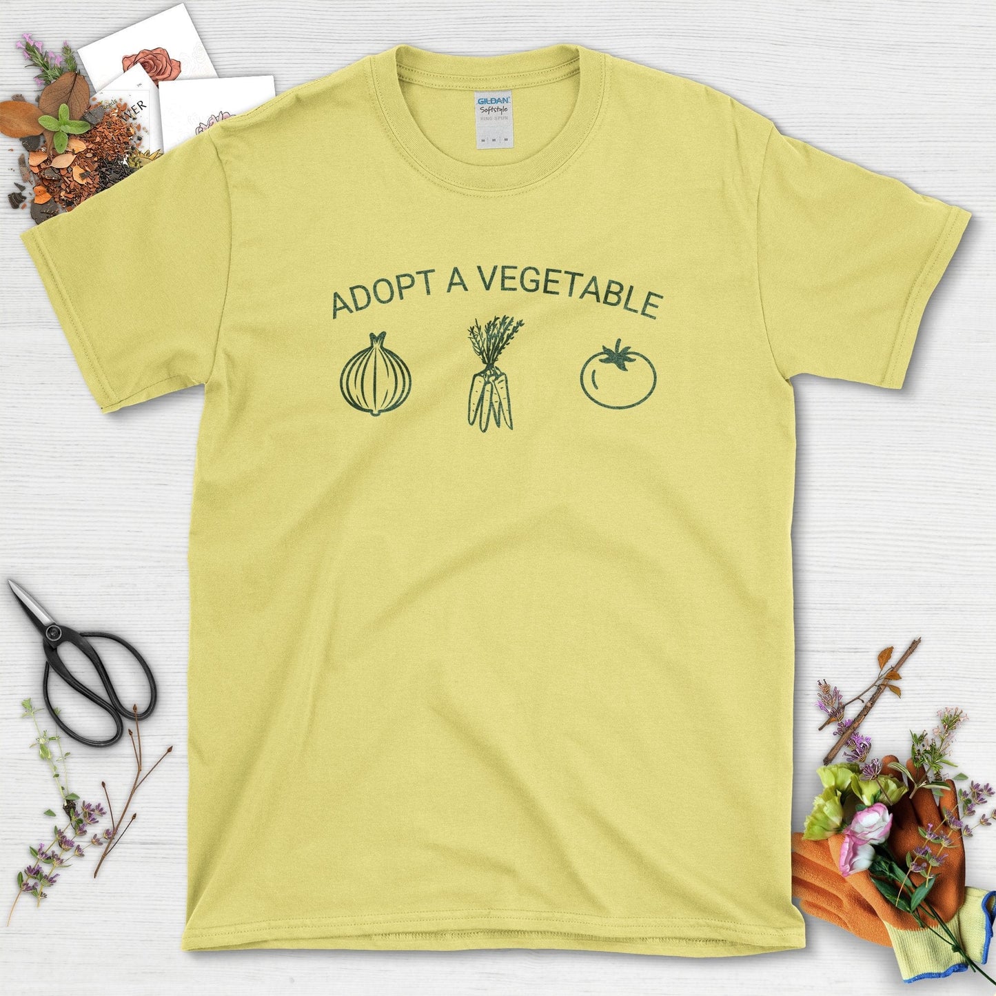 Adopt A Vegetable T-Shirt Cornsilk / S T-Shirt