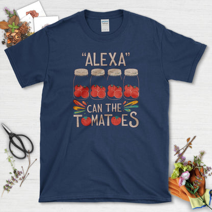 Alexa Can The Tomatoes T-Shirt Navy / S T-Shirt