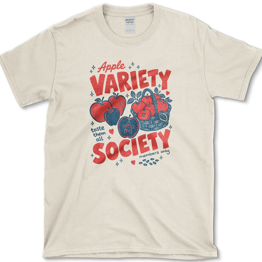 Apple Variety Society T-Shirt Natural / S Essential Tees