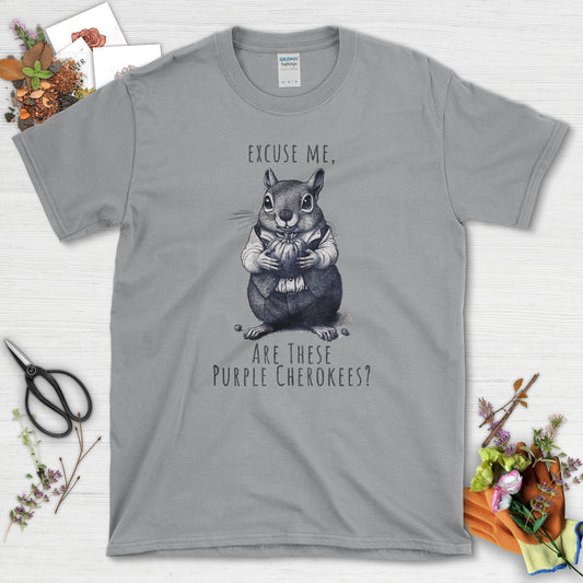 Are These Purple Cherokees T-Shirt Sport Grey / S T-Shirt