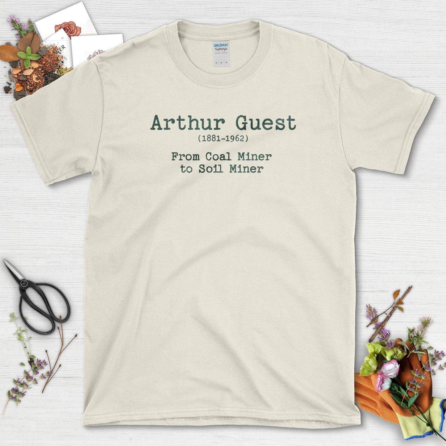 Arthur Guest Soil Miner T-Shirt Natural / S T-Shirt