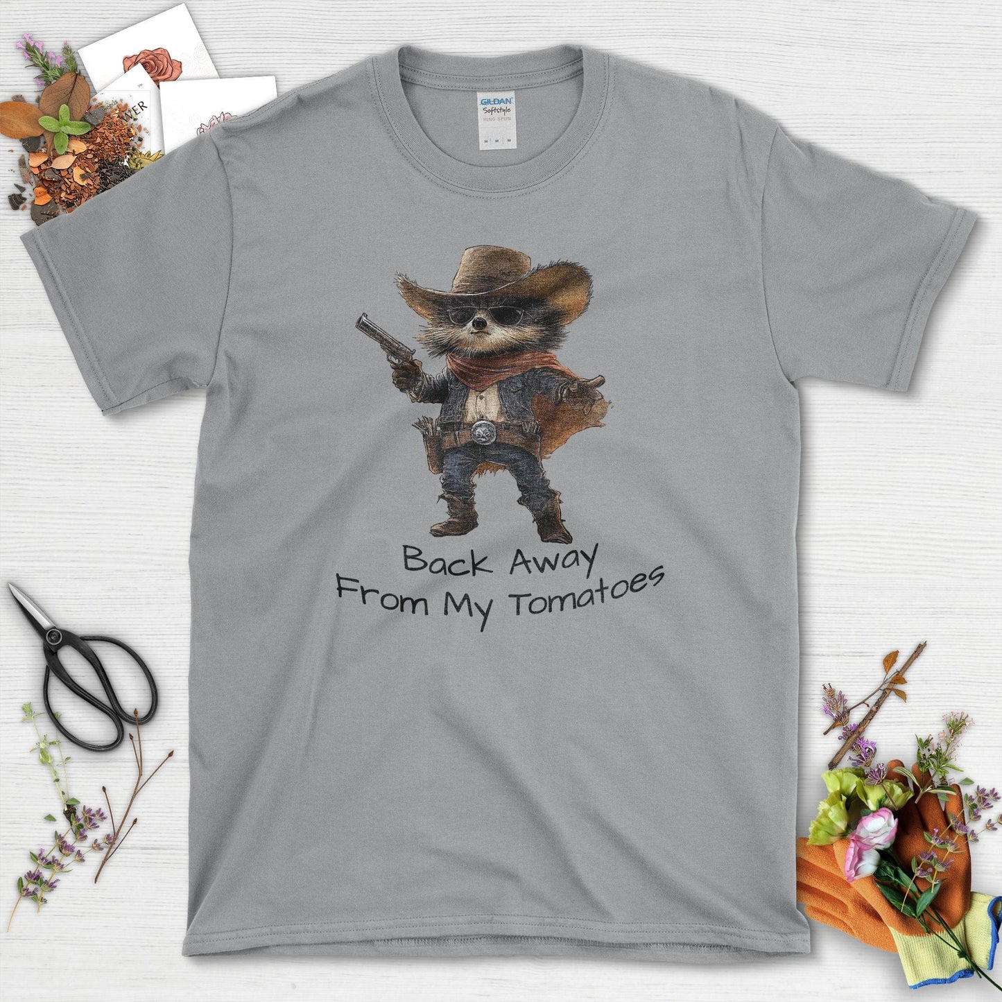 Back Away From My Tomatoes T-Shirt Sport Grey / S T-Shirt