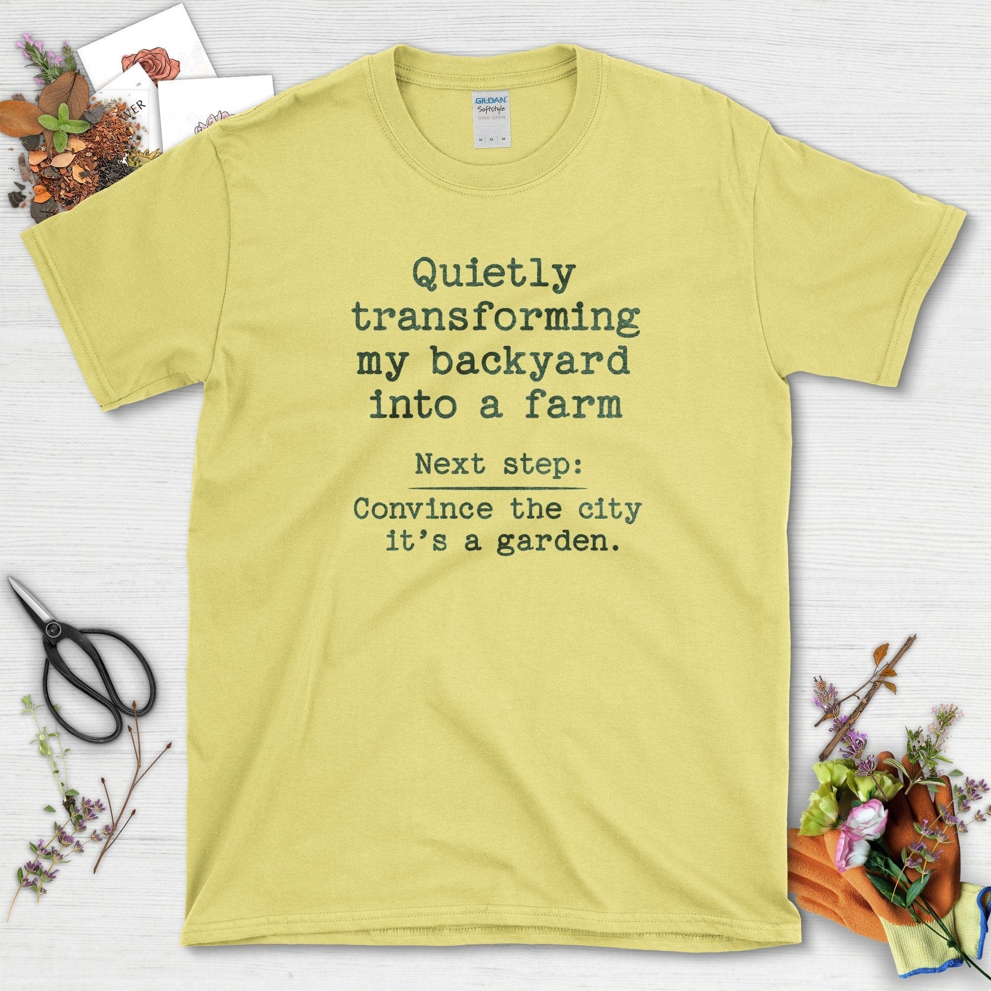 Backyard Farm T-Shirt Cornsilk / S / T-Shirts Physical Item