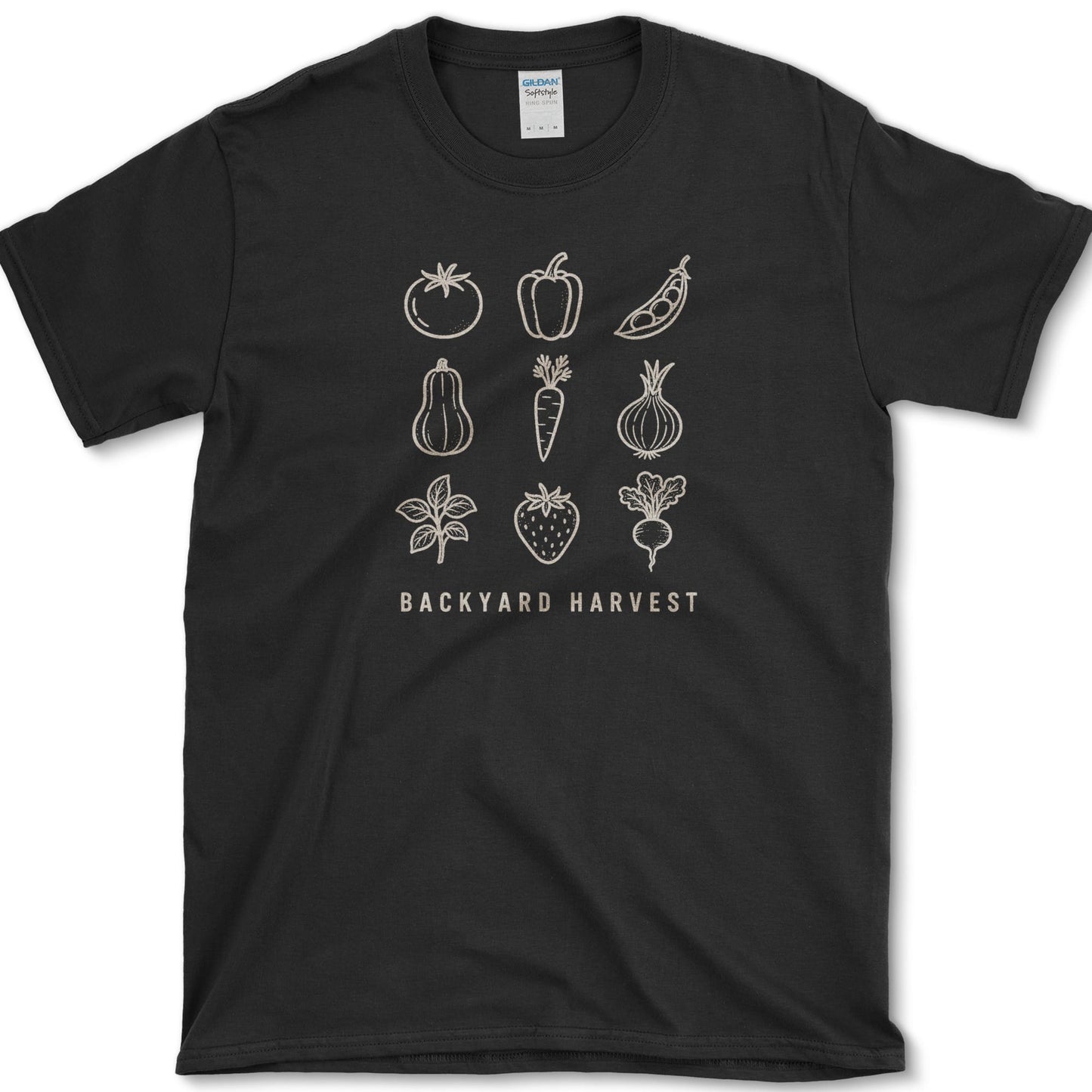 Backyard Harvest T-Shirt S / Black Essential Tees