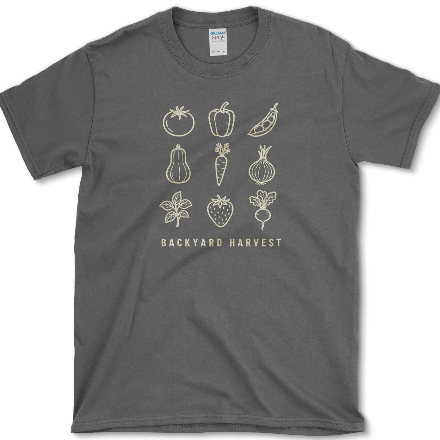 Backyard Harvest T-Shirt S / Dark Heather Essential Tees