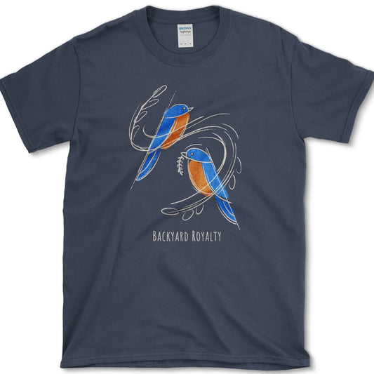 Backyard Royalty Bird T-Shirt Navy / S Essential Tees