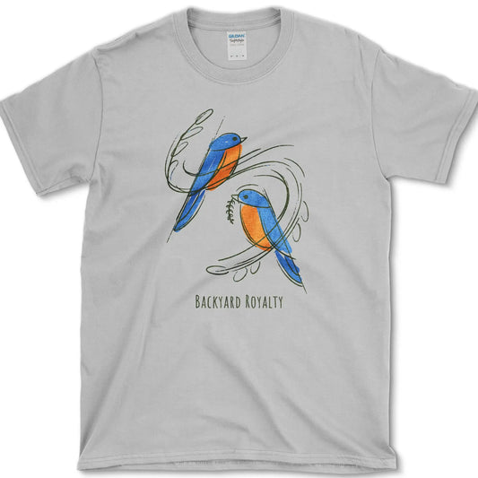 Backyard Royalty Bird T-Shirt Sport Grey / S Essential Tees