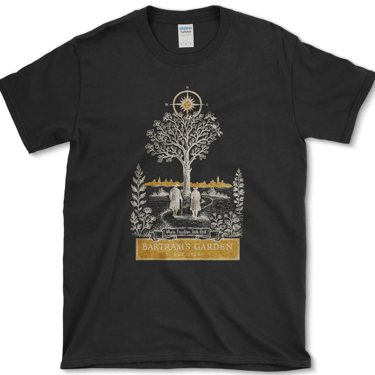 Bartram's Garden T-Shirt Black / S Essential Tees