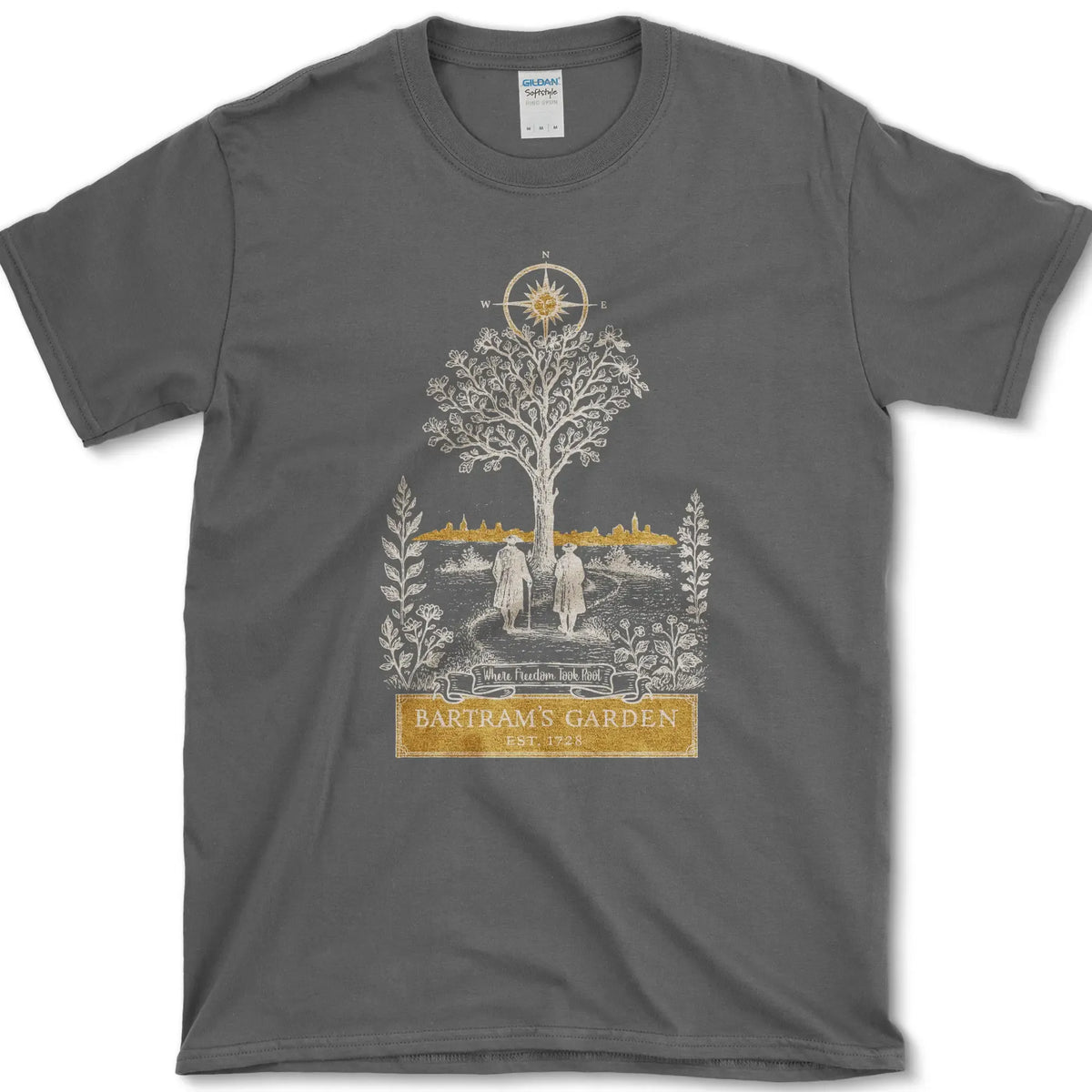 Bartram's Garden T-Shirt Dark Heather / S Essential Tees