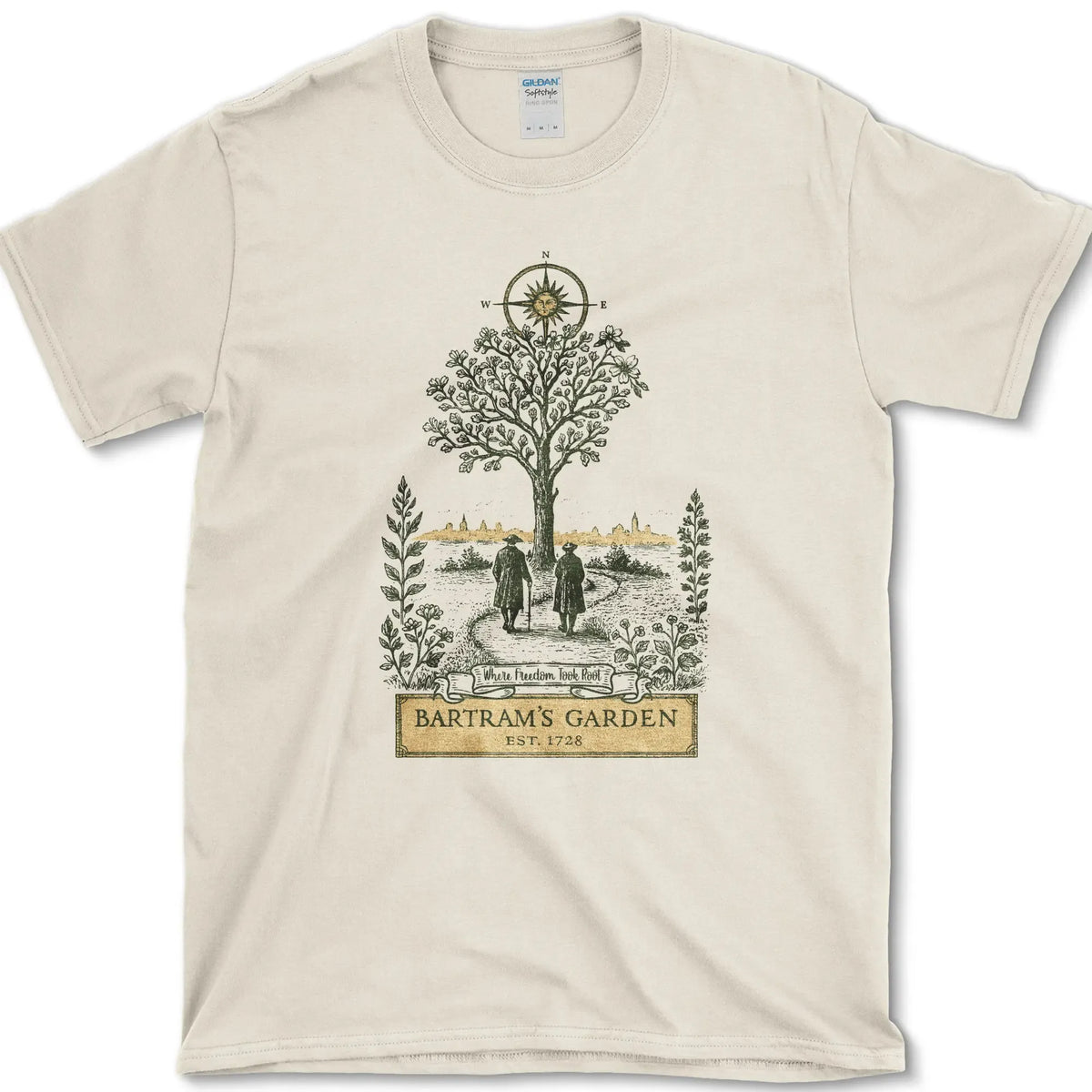 Bartram's Garden T-Shirt Natural / S Essential Tees