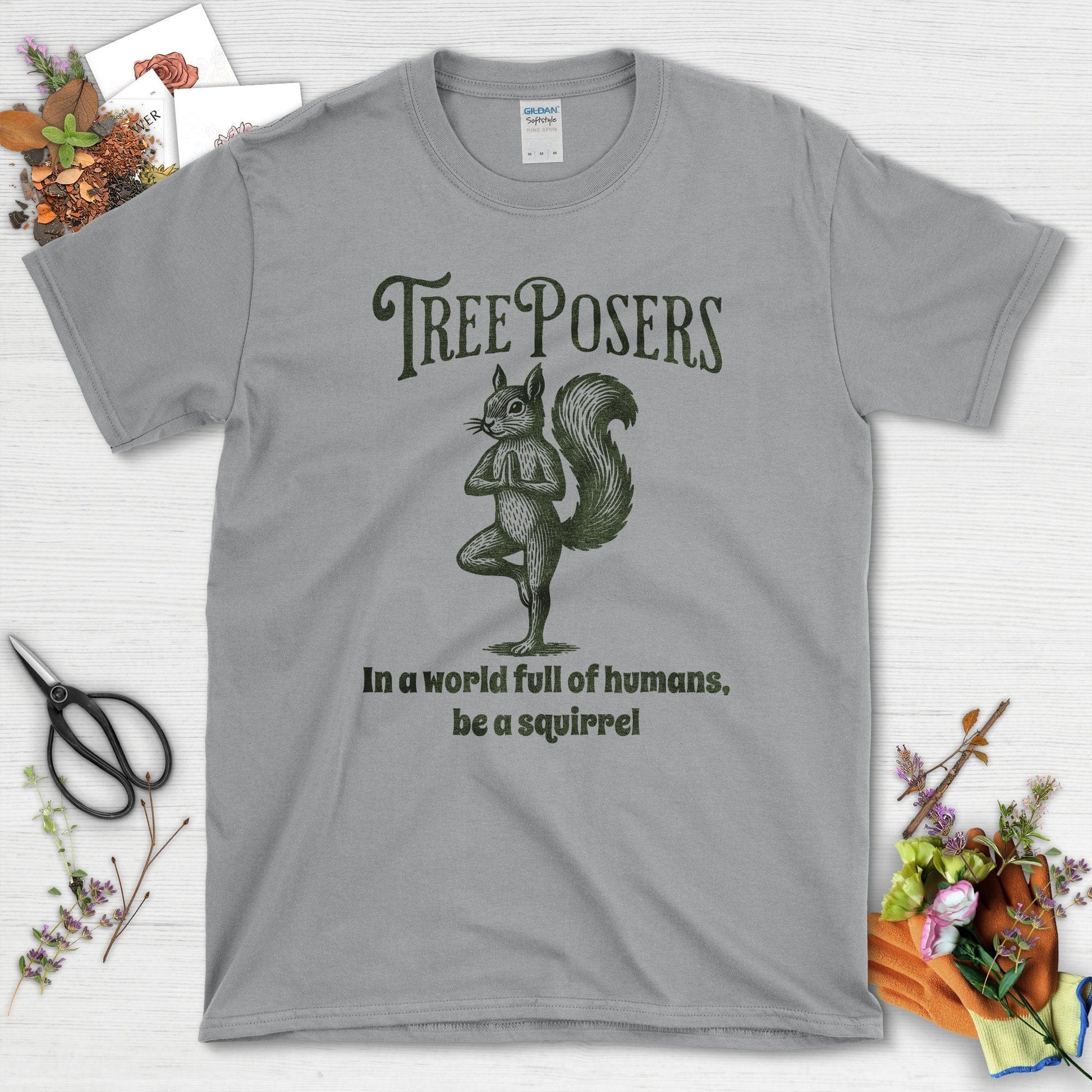 Be A Squirrel T-Shirt Sport Grey / S Physical Item