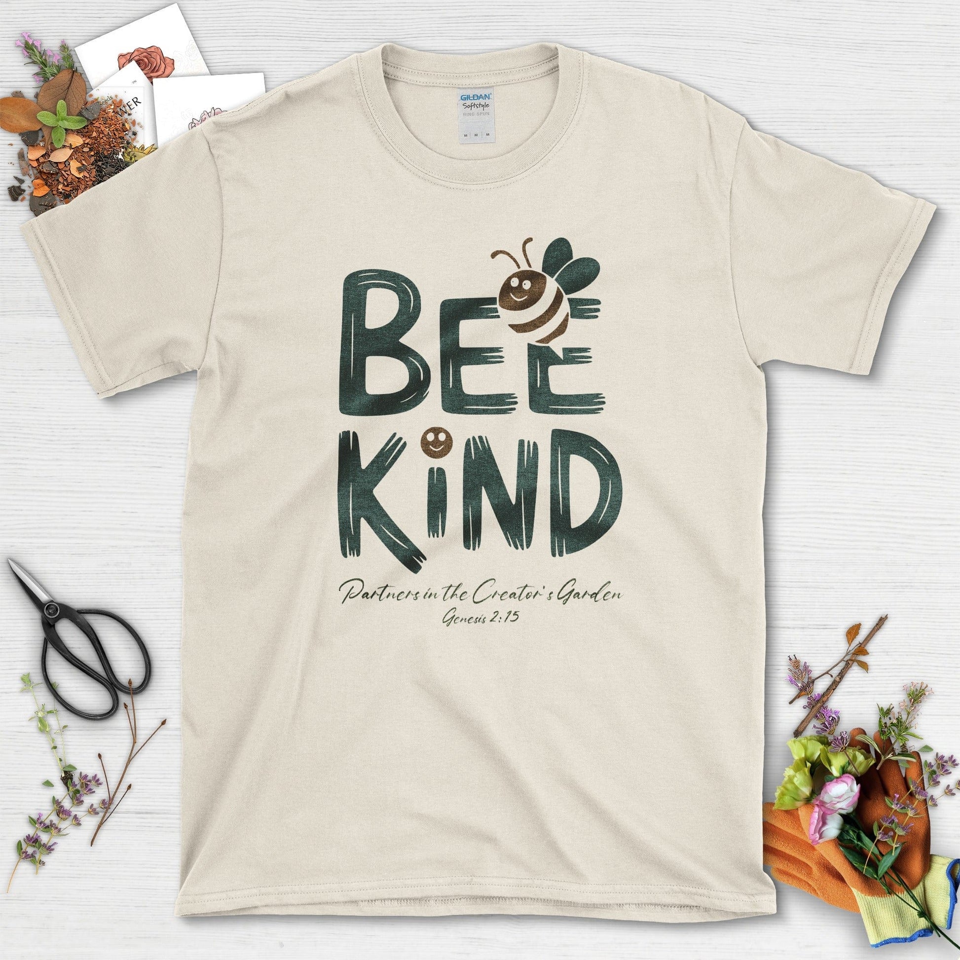 Be Kind T-Shirt Essential Tees / S / Natural Physical Item